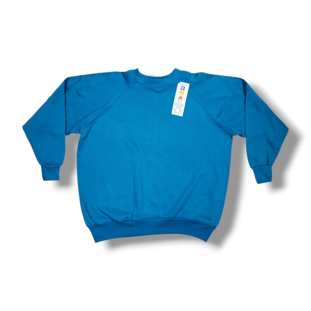 Vintage 1991 Lady MacGregor Sweat Shirt XXL 2X‎ Blue Women's Monsanto Fibers